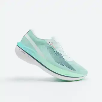 Decathlon Hardloopschoenen met carbonplaat voor heren KD900X.2 groen aanbieding