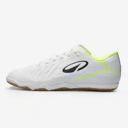 Decathlon Zaalvoetbalschoenen Sala Club grijs geel aanbieding