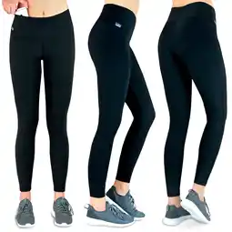 Decathlon Dames Lange Hardlooplegging Hoge Taille, Ademend, met Telefoonzakje - Zwart aanbieding