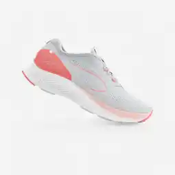Decathlon HARDLOOPSCHOENEN VOOR DAMES KS 500 2 GRIJS/KORAALROOD aanbieding