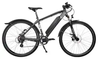 Decathlon Bicyklet Joseph Elektrische Hybride Fiets Shimano Altus 7V 417 Wh 700 mm Zwart G aanbieding