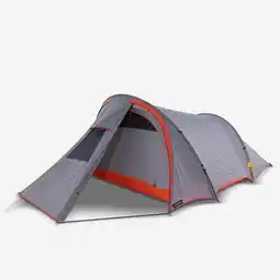 Decathlon Tunneltent voor trekking MT900 Ultralight 3 personen grijs aanbieding
