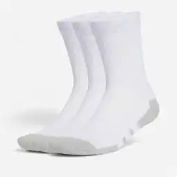 Decathlon Set van 3 paar hoge sokken wit aanbieding