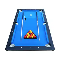 Decathlon Biljart 192,5 x 109,5 cm - te plaatsen op Tafel in 3 panelen aanbieding