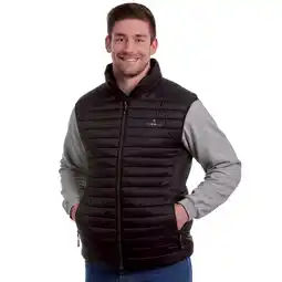 Decathlon Mouwloos verwarmd donsjack, voor buitenactiviteiten - Set PowerVest Heat aanbieding