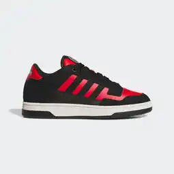 Decathlon Herensneakers Rapid Court Low zwart/rood aanbieding