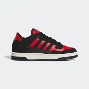 Decathlon Herensneakers Rapid Court Low zwart/rood aanbieding