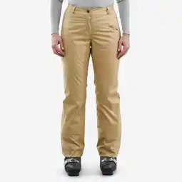 Decathlon Warme skibroek voor dames 100 beige aanbieding