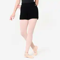 Decathlon Trainingsshort voor dans voor dames zwart aanbieding