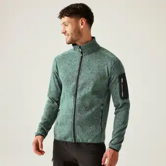 Decathlon Fleece Heren Hiking Hoge Kraag Newhill aanbieding