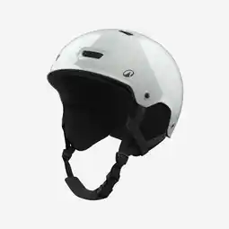 Decathlon Skihelm snowboardhelm volwassenen en kinderen H-FS 300 glanzend zilver aanbieding