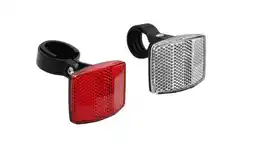 Decathlon Fiets Reflectoren Set - Wit en Rood aanbieding