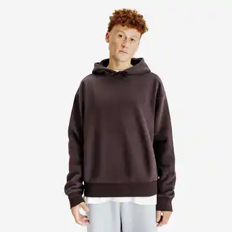 Decathlon Herenhoodie Elementals bruin aanbieding