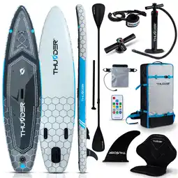 Decathlon Opblaasbaar SUP-board met accessoires THUNDER LUMOS 320cm aanbieding
