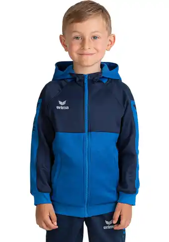 Decathlon Training hoodie voor kinderen Erima Six Wings aanbieding