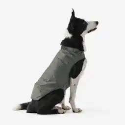 Decathlon Warme hondenjas kaki aanbieding