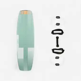 Decathlon Carbon twintip kiteboard 132 x 39 cm (inclusief pads en straps) TT500 aanbieding