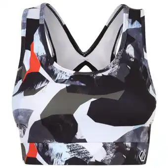 Decathlon Dames Swift Abstract Sportbeha (Korstmossen Groen) aanbieding