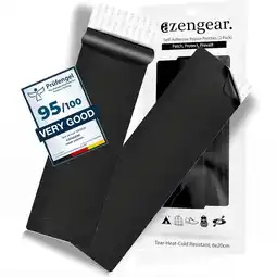 Decathlon Reparatiepatches (2 Stuks), Zelfklevend, Waterdicht (Zwart, 6x20cm) aanbieding