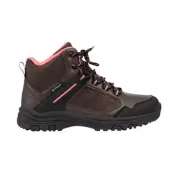 Decathlon Dames Lyre waterdichte wandelschoenen (Donkerbruin) aanbieding