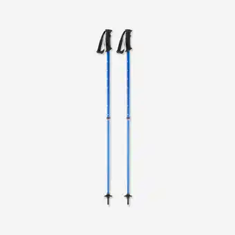 Decathlon Skistokken voor kinderen Push Pin blauw aanbieding