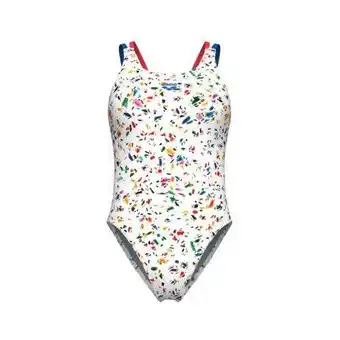 Decathlon Dames zwempak uit 1 stuk Arena Confetti Tec aanbieding