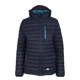 Decathlon Dames Lenka gewatteerde jas met capuchon (Marine) aanbieding