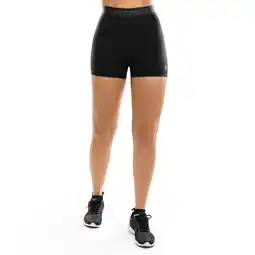 Decathlon Dames Fitness sportieve booty short Courage Zwart aanbieding