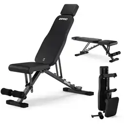 Decathlon Fitnessbank Zipro Grind verstelbare trainingsbank inklapbare aanbieding