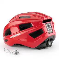 Decathlon Lichtgewicht Fietshelm Lichtgevend Knipperend aanbieding