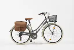 Decathlon Stadsfiets 28 inch 605 Aluminium Lady grijs aanbieding