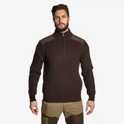 Decathlon Gebreide trui 500 bruin aanbieding
