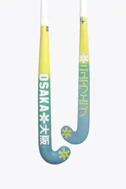 Decathlon Osaka Hockeystick Mid Bow GF | Blauw-Lime Gradient aanbieding