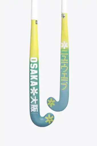 Decathlon Osaka Hockeystick Mid Bow GF | Blauw-Lime Gradient aanbieding