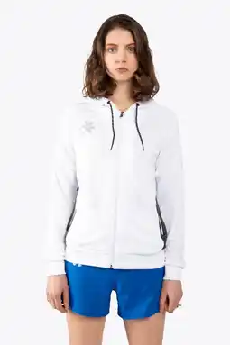 Decathlon Osaka Dames Trainingshoodie met Rits | Wit aanbieding