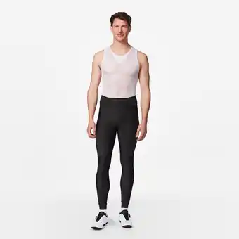 Decathlon Lange winter fietsbroek voor heren EDR zwart aanbieding
