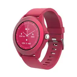Decathlon Sportieve jeugd smartwatch Forever Colorum CW-300 xMagenta BT 5.0 aanbieding