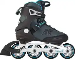 Decathlon K2 Freedom 80 Dames Skeelers - Zwart - 35 aanbieding