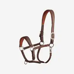 Decathlon Halster van kunstleer paard en pony 500 bruin aanbieding