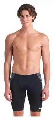 Decathlon Arena Zwemjammer Monogram Zwart / Groen aanbieding