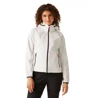 Decathlon REGATTA Regatta Softshells Bourda DAMES White(Seal Grey) aanbieding