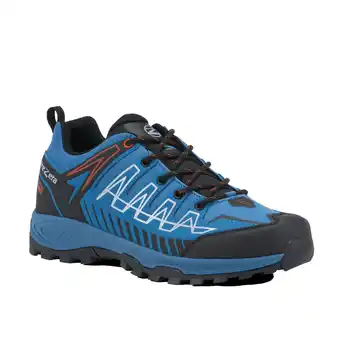Decathlon Wandelschoenen Heren THUNDER WP BLAUW - ORANJE aanbieding