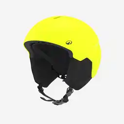 Decathlon Skihelm voor kinderen H100 fluogeel aanbieding