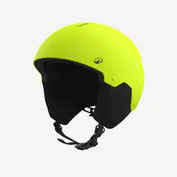 Decathlon Skihelm voor kinderen H100 fluogeel aanbieding