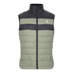 Decathlon Heren Touring II Colour Block Gilet (Olivijn groen/zwart) aanbieding