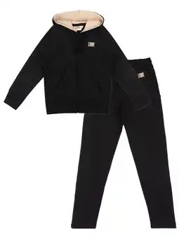 Decathlon Relaxed wintertrainingspak voor meisjes met capuchon en ritssluiting aanbieding