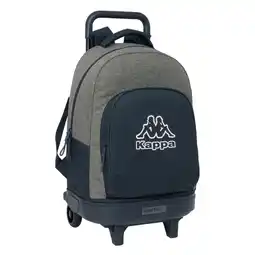 Decathlon Schoolrugzak met Wielen Kappa Dark navy Grijs aanbieding