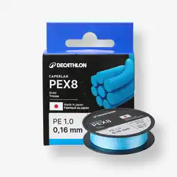 Decathlon Gevlochten lijn voor kunstaasvissen 8 strengen PEX8 150 m aanbieding