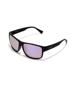 Decathlon HAWKERS - Zonnebrillen voor Mannen en Vrouwen FASTER RAW - BLACK LIGHT PURPLE aanbieding