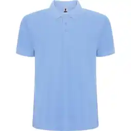 Decathlon Heren Pegaso Premium Effen Polo Shirt (Hemelsblauw) aanbieding